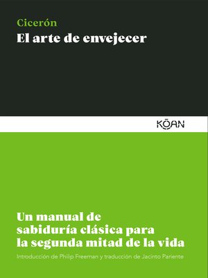 cover image of El arte de envejecer